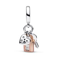 Charm Pandora Donna in Lega metallica Zirconia 782506C01 - 782506C01